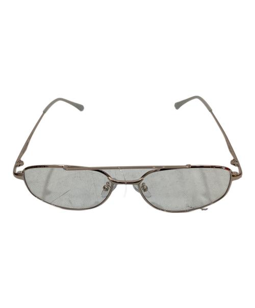 BLUE ELEPHANT（ブルーエレファント）BLUE ELEPHANT (ブルーエレファント) 伊達眼鏡 ゴールド 未使用品の古着・服飾アイテム