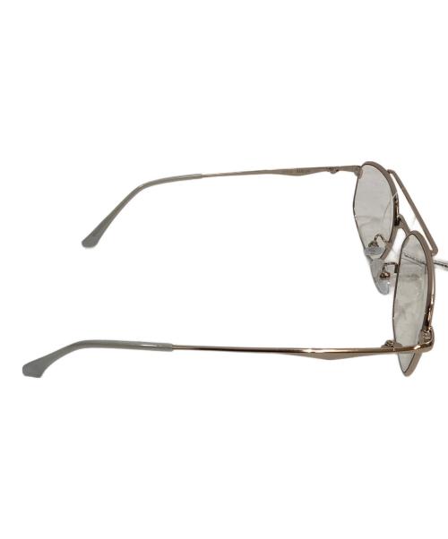 BLUE ELEPHANT（ブルーエレファント）BLUE ELEPHANT (ブルーエレファント) 伊達眼鏡 ゴールド 未使用品の古着・服飾アイテム