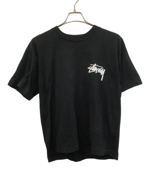 stussy（ステューシー）stussy (ステューシー) 半袖カットソー ブラック サイズ:Lの古着・服飾アイテム