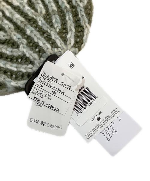 UGG（アグ）UGG (アグ) ニットキャップ グリーン 未使用品の古着・服飾アイテム