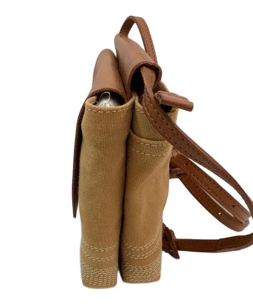 genten（ゲンテン）genten (ゲンテン) ミニショルダーバッグ　ミモザ・ベーシック ベージュの古着・服飾アイテム