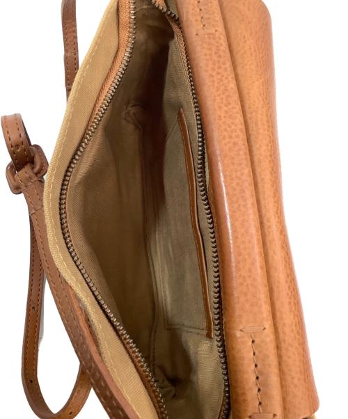 genten（ゲンテン）genten (ゲンテン) ミニショルダーバッグ　ミモザ・ベーシック ベージュの古着・服飾アイテム