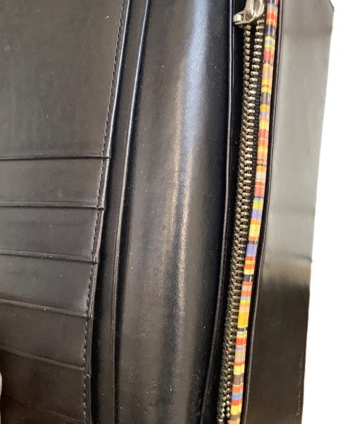 PAUL SMITH（ポールスミス）PAUL SMITH (ポールスミス) 長財布 ブラックの古着・服飾アイテム