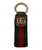 GUCCIグッチ）の古着「シェリーライン」｜ブラウン×グリーン