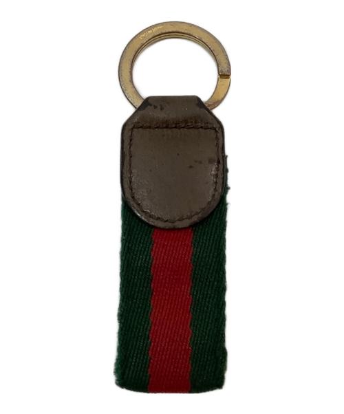 GUCCI（グッチ）GUCCI (グッチ) シェリーライン ブラウン×グリーンの古着・服飾アイテム