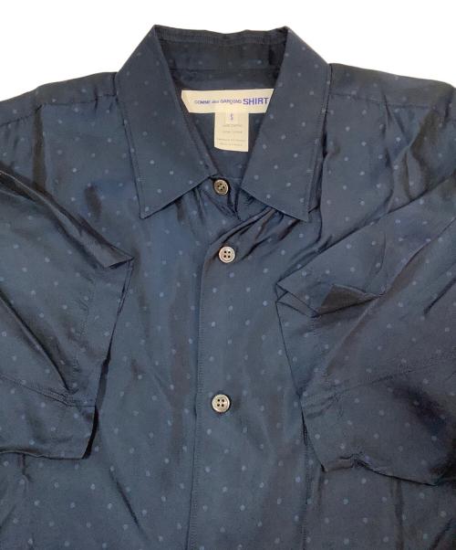 COMME des GARCONS SHIRT（コムデギャルソンシャツ）COMME des GARCONS SHIRT (コムデギャルソンシャツ) 半袖シャツ ネイビー サイズ:Sの古着・服飾アイテム