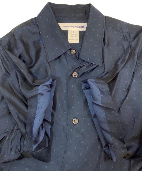 COMME des GARCONS SHIRT（コムデギャルソンシャツ）COMME des GARCONS SHIRT (コムデギャルソンシャツ) 半袖シャツ ネイビー サイズ:Sの古着・服飾アイテム