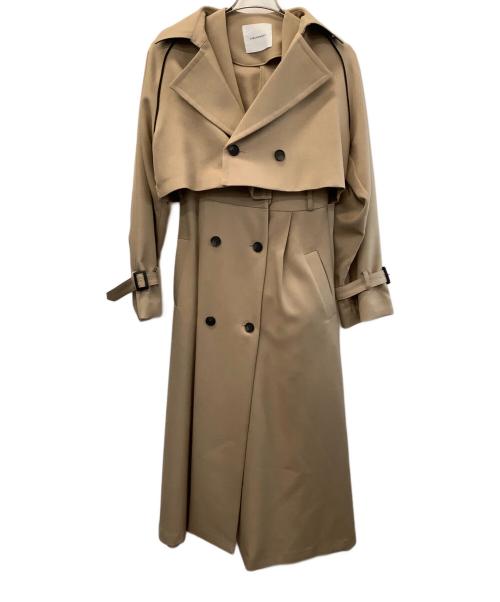 LAGUNA MOON（ラグナムーン）LAGUNA MOON (ラグナムーン) 2wayバイカラートレンチコート ベージュ サイズ:Sの古着・服飾アイテム