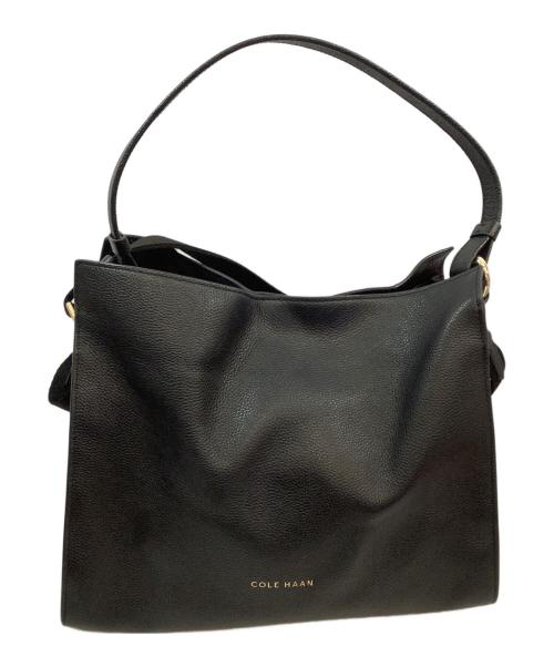 COLE HAAN（コールハーン）COLE HAAN (コールハーン) キャリーオールショルダーバッグ ブラックの古着・服飾アイテム