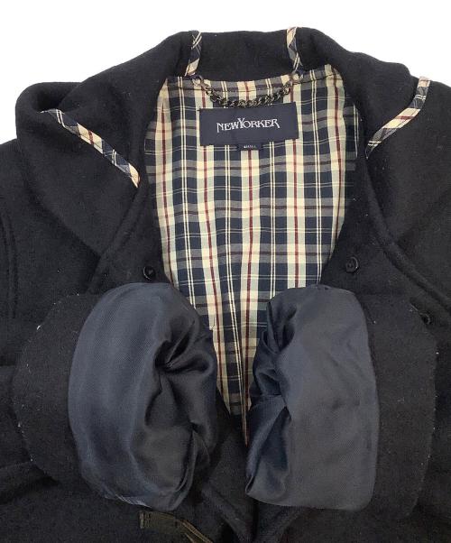 NEWYORKER（ニューヨーカー）NEWYORKER (ニューヨーカー) ダッフルコート ネイビー サイズ:SMALLの古着・服飾アイテム
