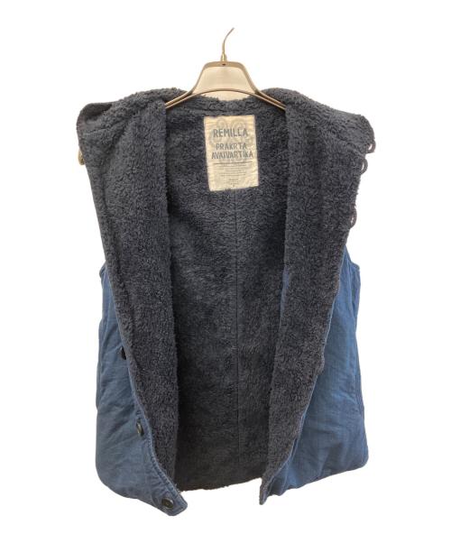 REMILLA（レミーラ）REMILLA (レミーラ) ボアベスト インディゴ サイズ:Mの古着・服飾アイテム