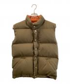Crescent Down Worksクレセントダウンワークス）の古着「ダウンベスト」｜オリーブ