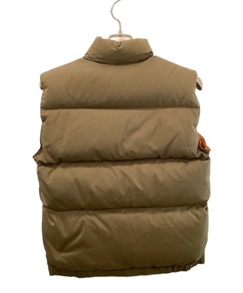 Crescent Down Works（クレセントダウンワークス）Crescent Down Works (クレセントダウンワークス) ダウンベスト オリーブ サイズ:Sの古着・服飾アイテム