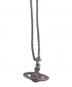 Vivienne Westwood (ヴィヴィアンウエストウッド) ネックレス シルバーカラー×パープル：6000円