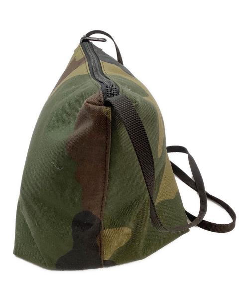 Herve Chapelier（エルベシャプリエ）Herve Chapelier (エルベシャプリエ) 舟型ショルダーバッグ ベージュ×グリーンの古着・服飾アイテム