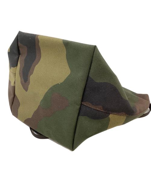 Herve Chapelier（エルベシャプリエ）Herve Chapelier (エルベシャプリエ) 舟型ショルダーバッグ ベージュ×グリーンの古着・服飾アイテム