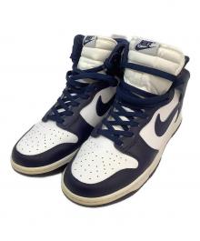 NIKE（ナイキ）の古着「ハイカットスニーカー」｜ネイビー×ホワイト
