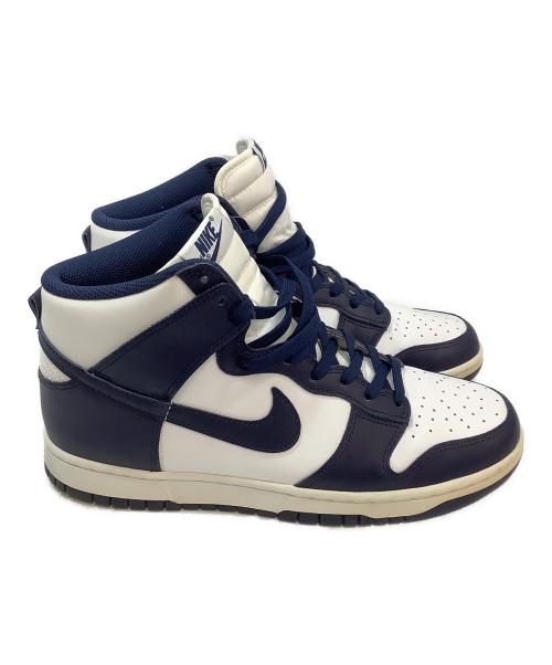 NIKE（ナイキ）NIKE (ナイキ) ハイカットスニーカー ネイビー×ホワイト サイズ:28cmの古着・服飾アイテム