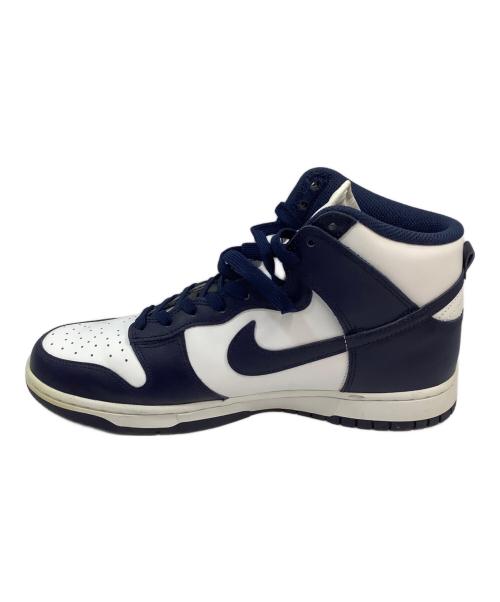 NIKE（ナイキ）NIKE (ナイキ) ハイカットスニーカー ネイビー×ホワイト サイズ:28cmの古着・服飾アイテム