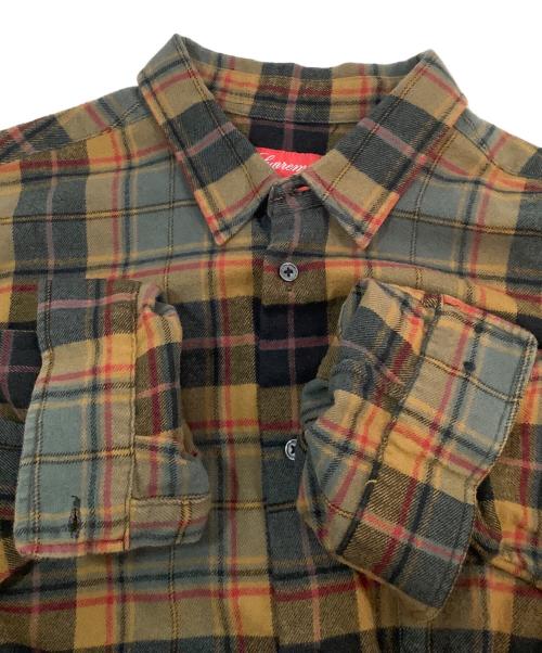 SUPREME（シュプリーム）SUPREME (シュプリーム) 長袖シャツ ブラウン サイズ:Lの古着・服飾アイテム