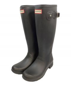 中古・古着通販】HUNTER (ハンター) レインブーツ ブラック サイズ:UK5