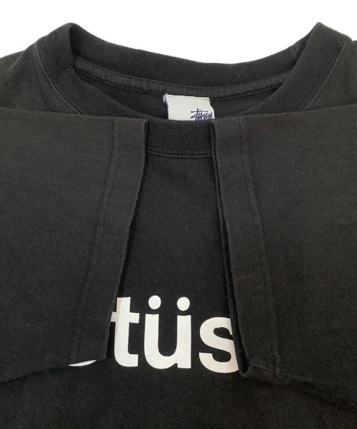 stussy（ステューシー）stussy (ステューシー) 半袖カットソー ブラック サイズ:Lの古着・服飾アイテム