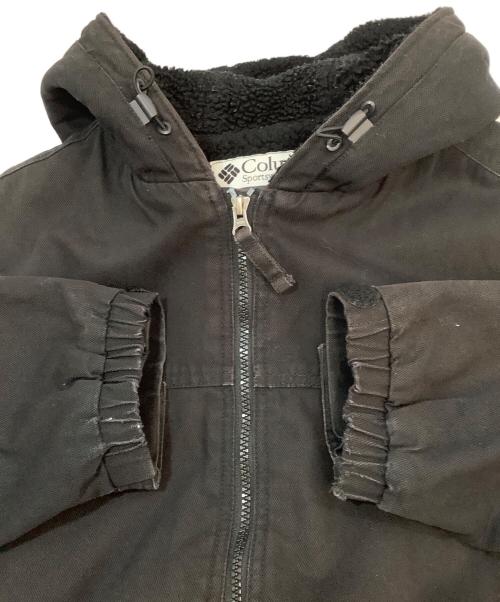 Columbia（コロンビア）Columbia (コロンビア) ダック地パーカー ブラック サイズ:Mの古着・服飾アイテム