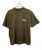 BALENCIAGAバレンシアガ）の古着「半袖カットソー」｜オリーブ