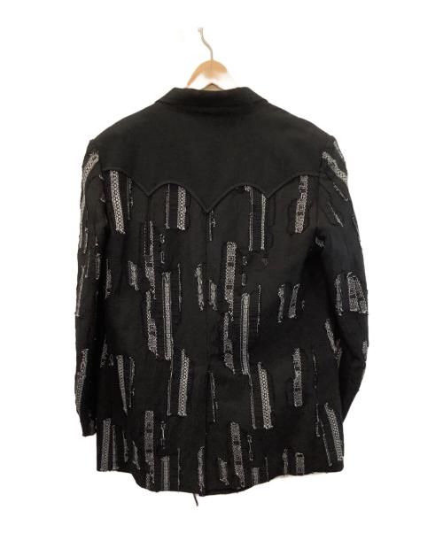 IROQUOIS（イロコイ）IROQUOIS (イロコイ) テーラードジャケット ブラック サイズ:2の古着・服飾アイテム