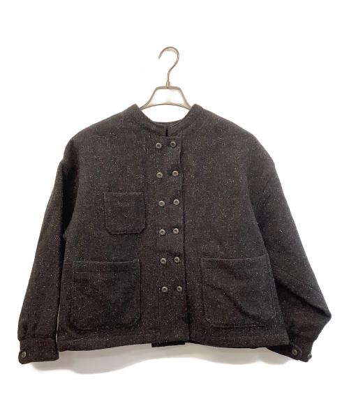 Malle（マル）Malle (マル) ウールジャケット ブラック サイズ:Freeの古着・服飾アイテム