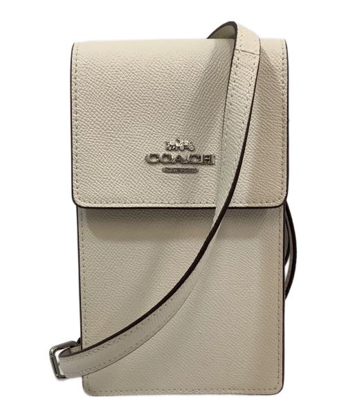 COACH（コーチ）COACH (コーチ) ショルダーバッグ アイボリーの古着・服飾アイテム