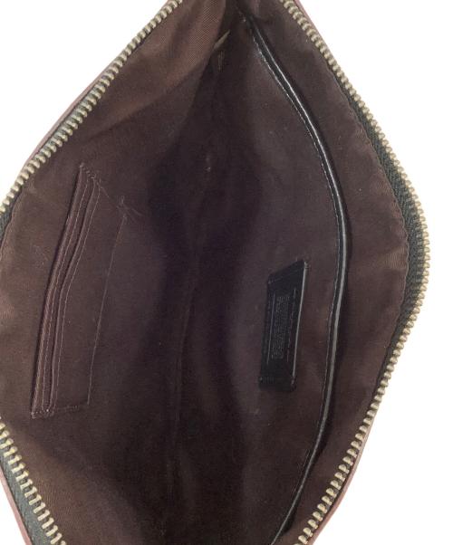 COACH（コーチ）COACH (コーチ) クラッチバッグ ブラックの古着・服飾アイテム