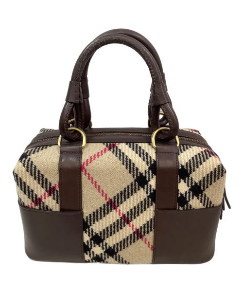 BURBERRY（バーバリー）BURBERRY (バーバリー) ボストンバッグ ベージュの古着・服飾アイテム