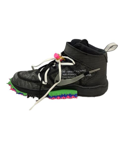 NIKE（ナイキ）NIKE (ナイキ) OFFWHITE (オフホワイト) AIR FORCE1 MID ブラック サイズ:26cmの古着・服飾アイテム