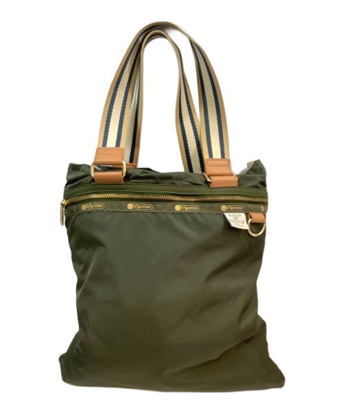 LeSportsac（レスポートサック）LeSportsac (レスポートサック) MAISON DE REEFUR (メゾン ド リーファー) トートバッグ グリーンの古着・服飾アイテム
