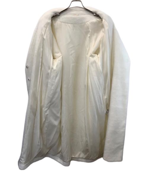 Snidel（スナイデル）Snidel (スナイデル) シャギーロングコート ホワイト サイズ:Sの古着・服飾アイテム