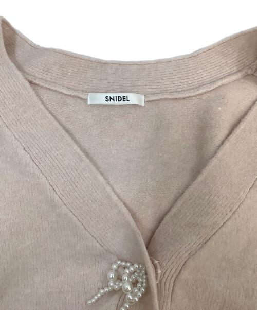 Snidel（スナイデル）Snidel (スナイデル) 厚手カーディガン ピンク サイズ:freeの古着・服飾アイテム