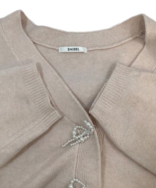 Snidel（スナイデル）Snidel (スナイデル) 厚手カーディガン ピンク サイズ:freeの古着・服飾アイテム