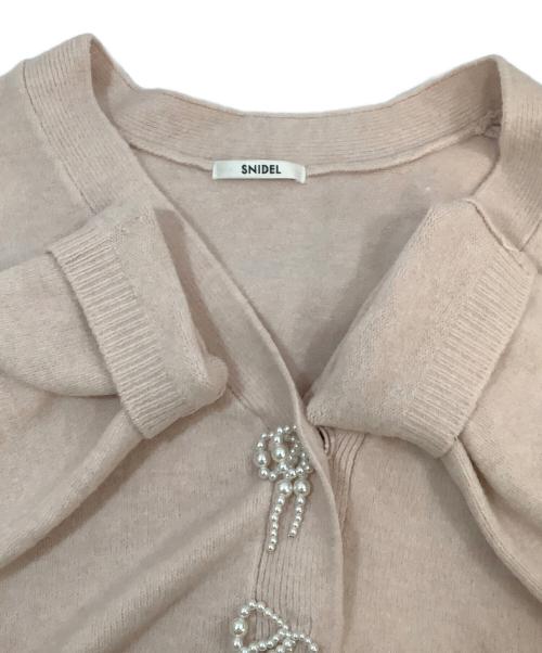 Snidel（スナイデル）Snidel (スナイデル) 厚手カーディガン ピンク サイズ:freeの古着・服飾アイテム