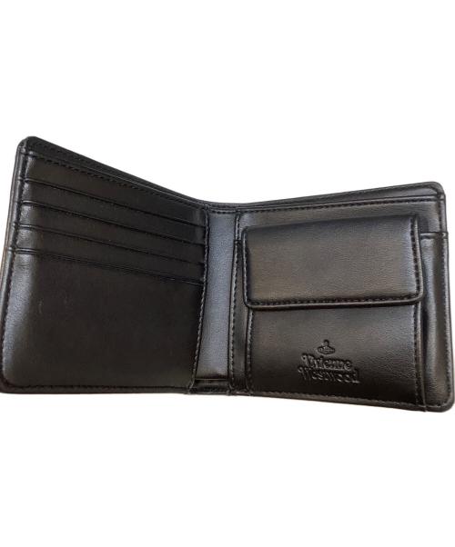 Vivienne Westwood（ヴィヴィアンウエストウッド）Vivienne Westwood (ヴィヴィアンウエストウッド) 2つ折り財布 ブラックの古着・服飾アイテム