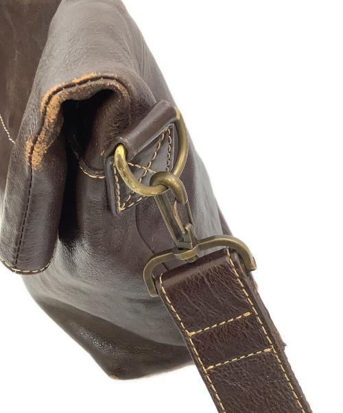 latitude momo（ラチチュードモモ）latitude momo (ラチチュードモモ) ショルダーバッグ ブラウンの古着・服飾アイテム