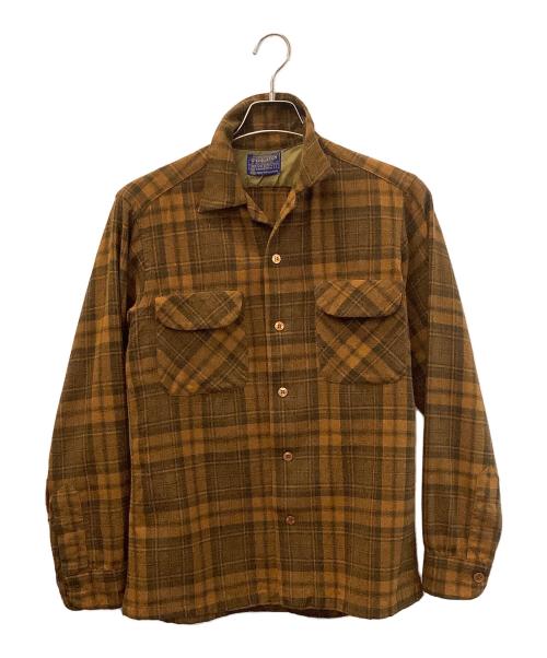 PENDLETON（ペンドルトン）PENDLETON (ペンドルトン) 長袖シャツ ブラウン サイズ:Sの古着・服飾アイテム