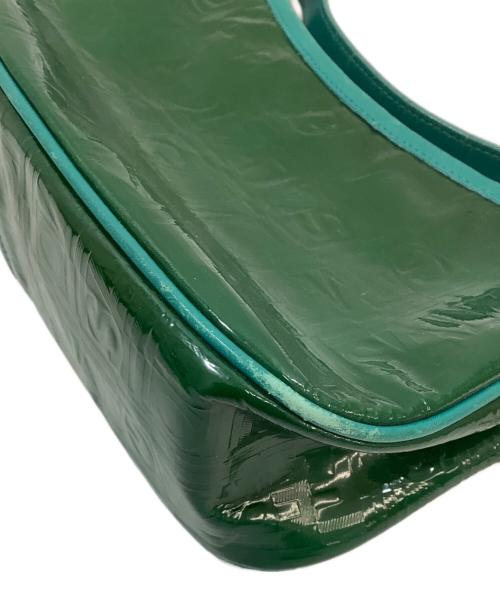 Salvatore Ferragamo（サルヴァトーレ フェラガモ）Salvatore Ferragamo (サルヴァトーレ フェラガモ) ミニハンドバッグ グリーンの古着・服飾アイテム