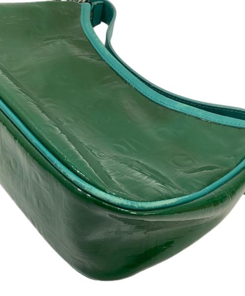 Salvatore Ferragamo（サルヴァトーレ フェラガモ）Salvatore Ferragamo (サルヴァトーレ フェラガモ) ミニハンドバッグ グリーンの古着・服飾アイテム