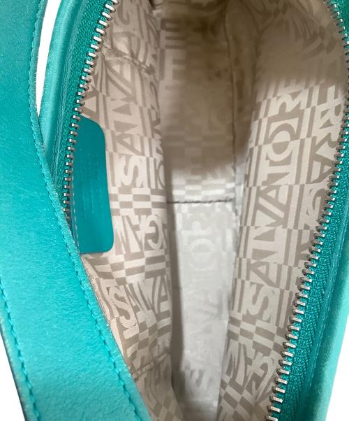 Salvatore Ferragamo（サルヴァトーレ フェラガモ）Salvatore Ferragamo (サルヴァトーレ フェラガモ) ミニハンドバッグ グリーンの古着・服飾アイテム