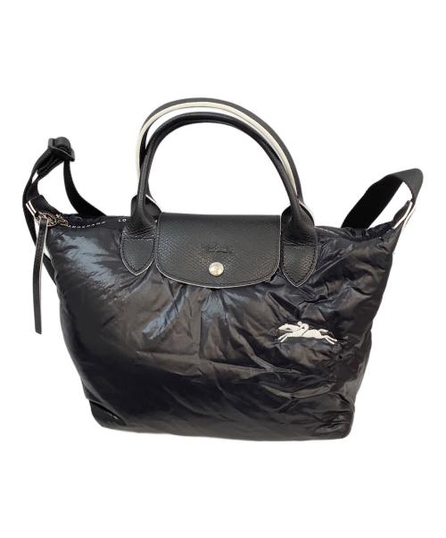 LONGCHAMP（ロンシャン）LONGCHAMP (ロンシャン) ハンドバッグ ブラックの古着・服飾アイテム