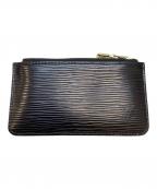 LOUIS VUITTONルイ ヴィトン）の古着「ポシェット・クレ」｜ブラック×ゴールド