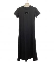 DIESEL（ディーゼル）の古着「半袖ワンピース」｜ブラック