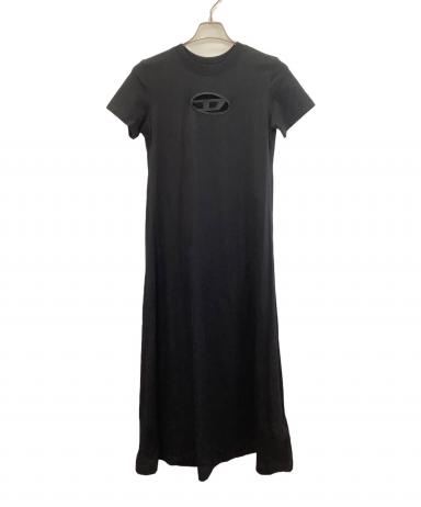 中古・古着通販】DIESEL (ディーゼル) 半袖ワンピース ブラック サイズ 中古・古着通販】DIESEL (ディーゼル) 半袖ワンピース ブラック サイズ
