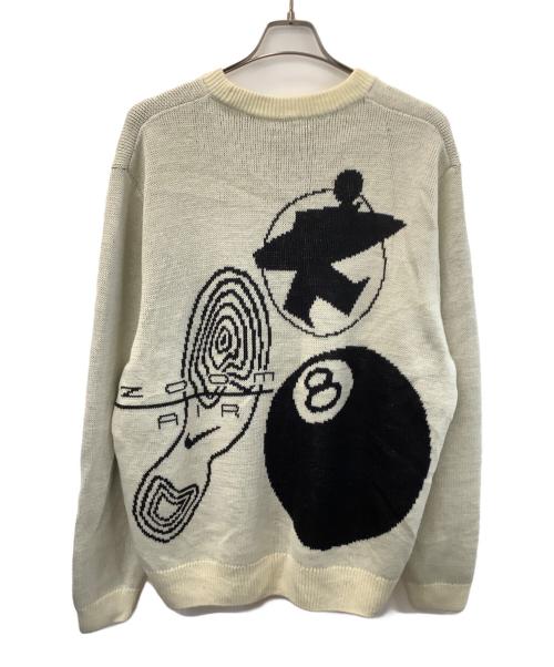 NIKE（ナイキ）NIKE (ナイキ) stussy (ステューシー) 厚手ニット アイボリー サイズ:Lの古着・服飾アイテム